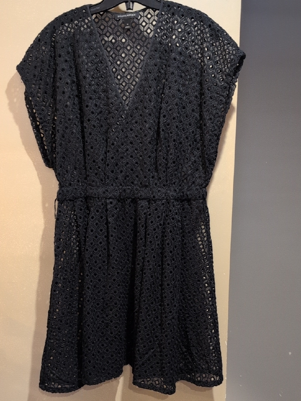 Banana Republic Black Eyelet Dress (Beach Cover-up).